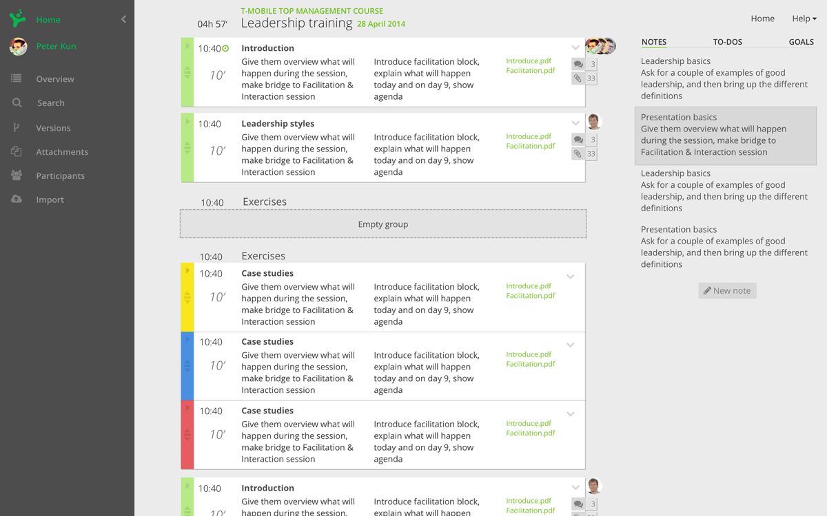 SessionLab workshop planner (initial version)