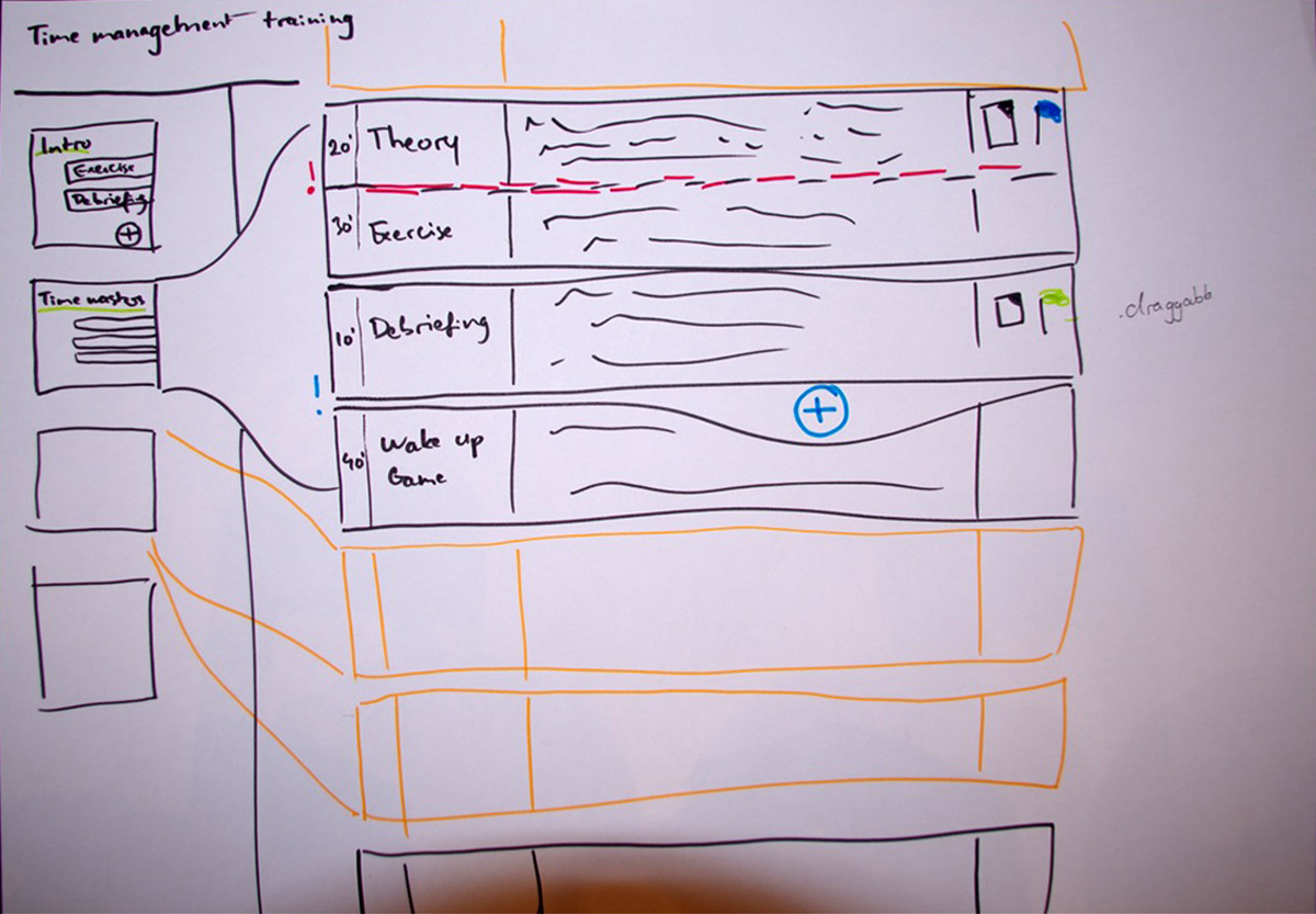 Improved paper prototype.