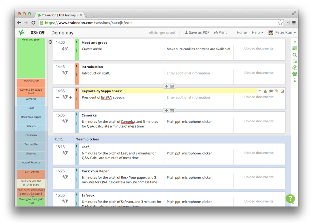 MVP editor view.